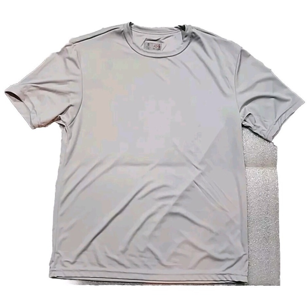 A4 Mens Dri-Fit Workout Running Cooling Performance Crew Jogging T-Shirt - Small
